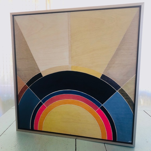 Original Oil Painting on Wood Panel in Vibrant - Picture 2 of 3